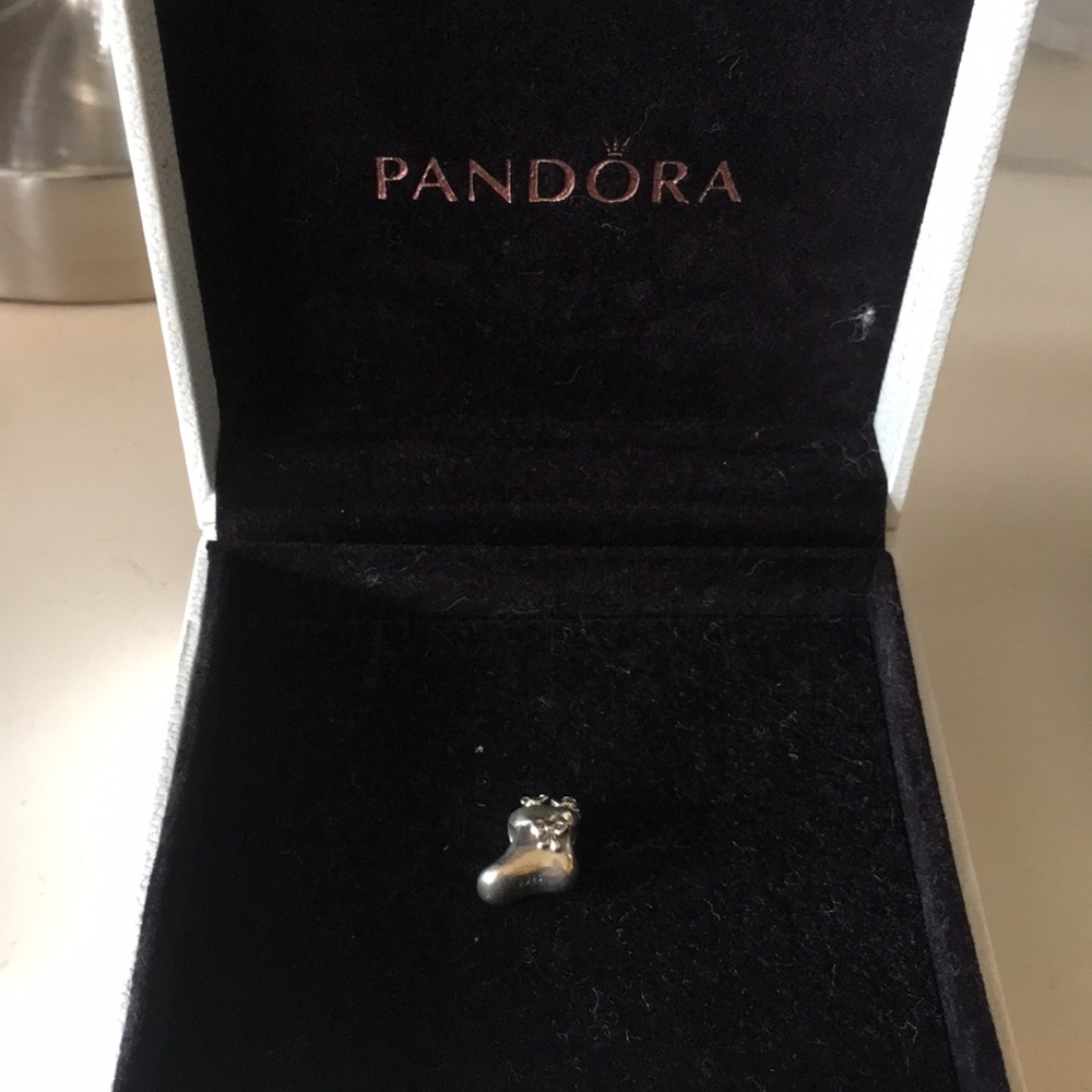 Silver Pandora stocking charm
